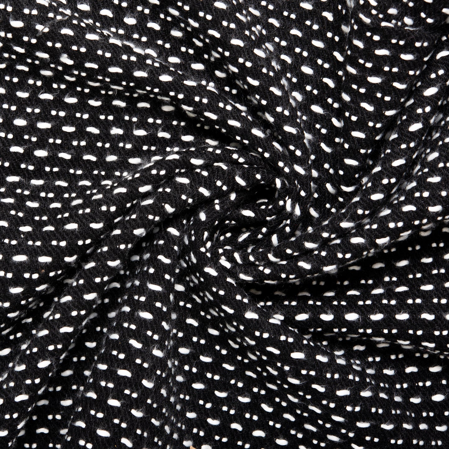 Lainage fil teint - ITALIANO - Chanel - Noir / Blanc