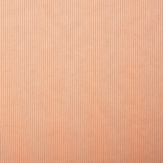 Coton micro côtelé - Azalée - Canelle pâle