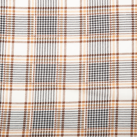 Checked knit - LÉO - Houndstooth - Brown
