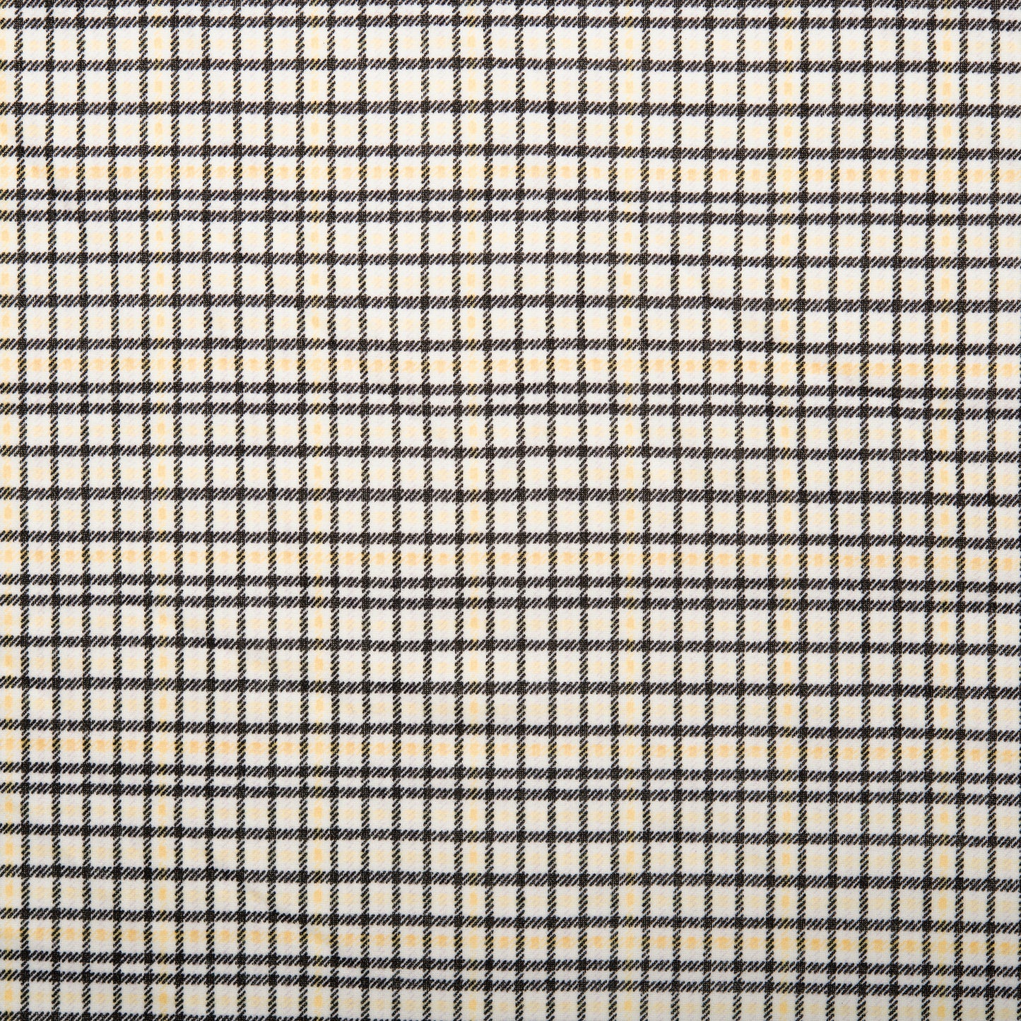 Checked knit - LÉO - Checks - Black / Yellow