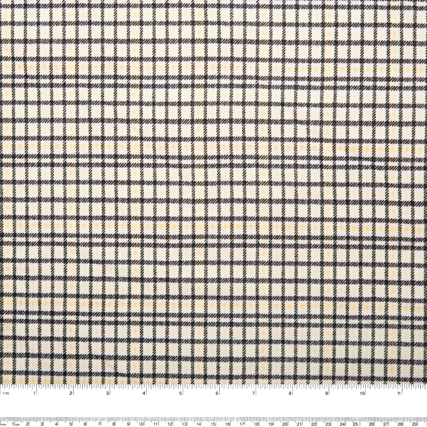 Checked knit - LÉO - Checks - Black / Yellow