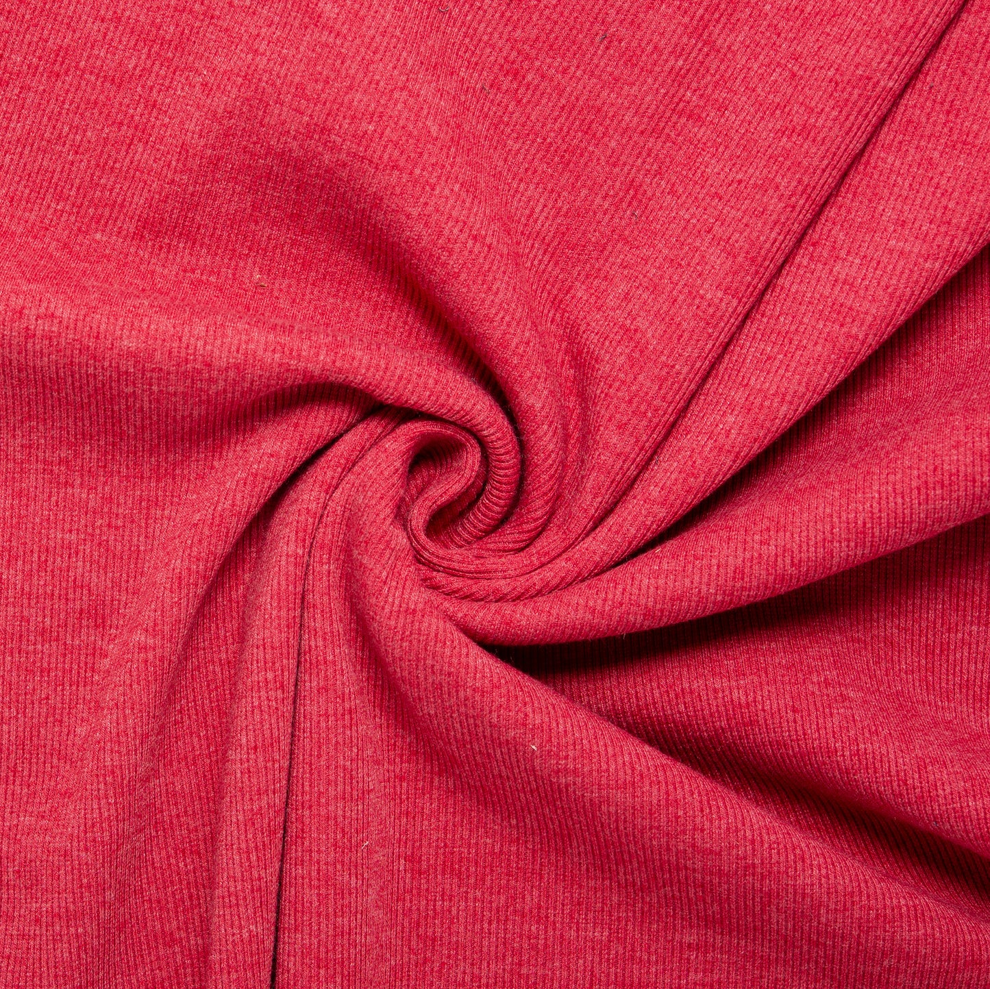 Tubular ribbed knit - Canadian - Red
