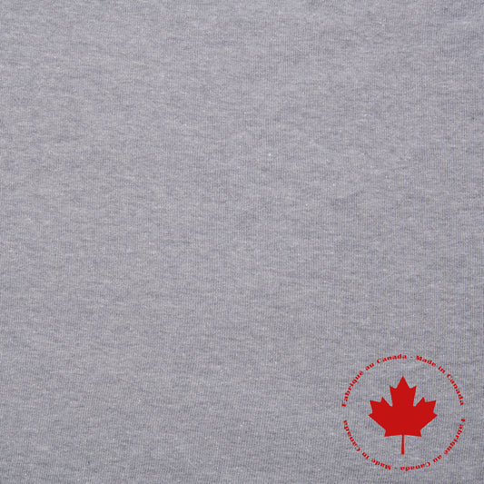 Tricot côtelé tubulaire - Canadien - Gris mixte pâle