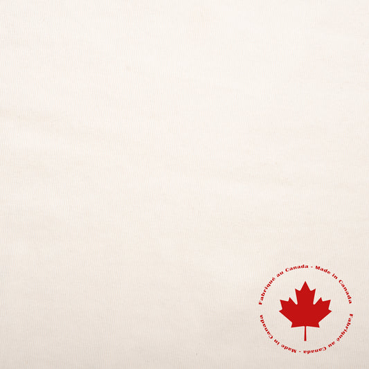 Tricot côtelé tubulaire 2 x 1- Canadien - Ivoire