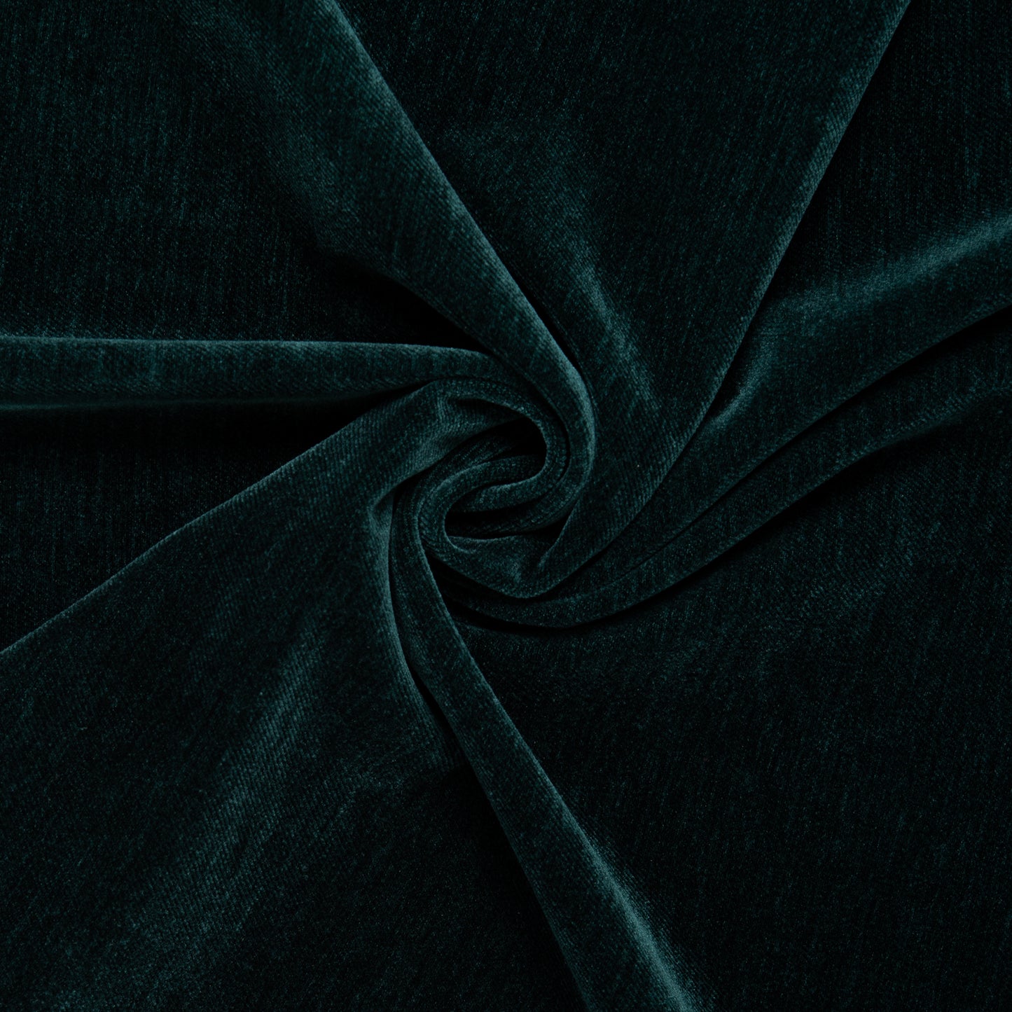 Long stretch down velvet with crepe backing - GLORIA - Green