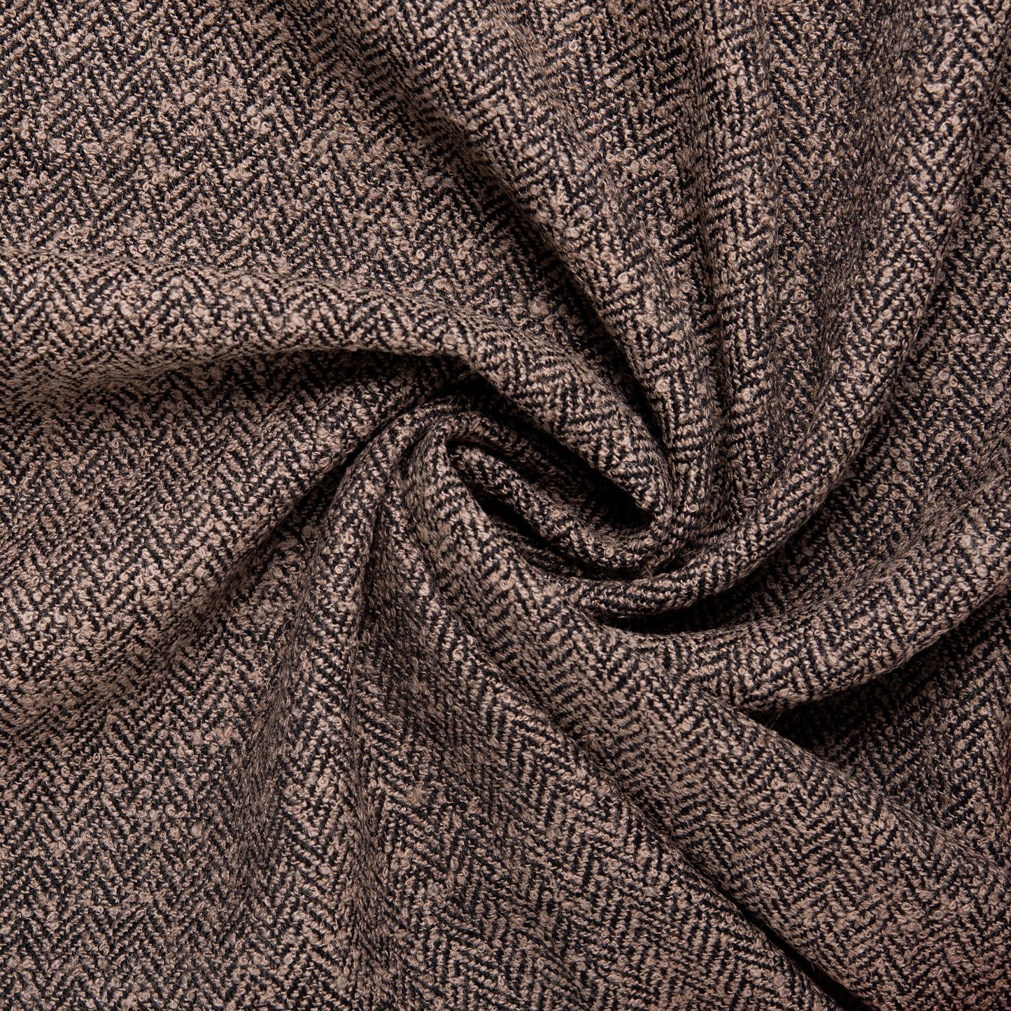 Yarn dyed wool - ITALIANO - Herringbone - Taupe