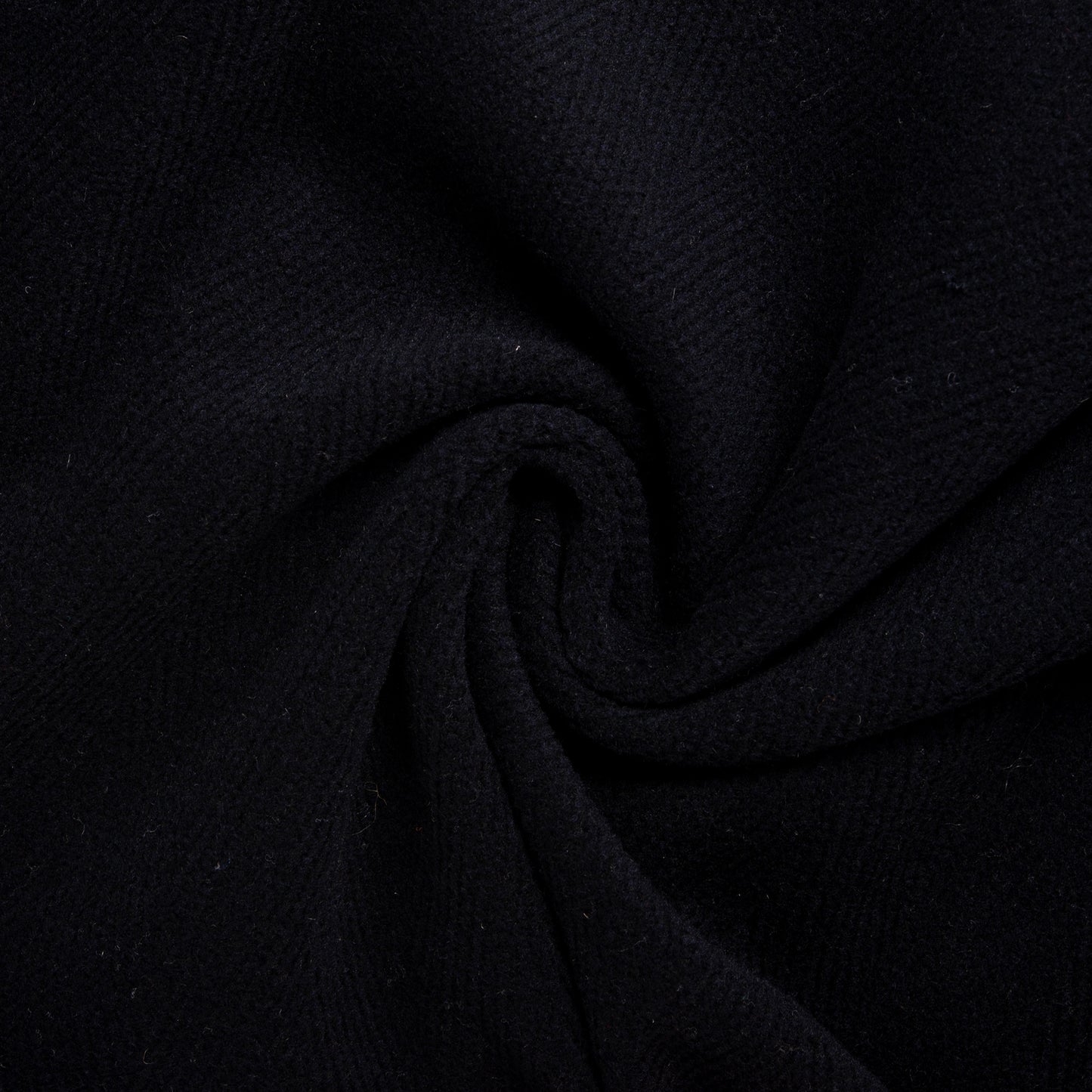Yarn dyed wool - ITALIANO - Large herringbone - Black