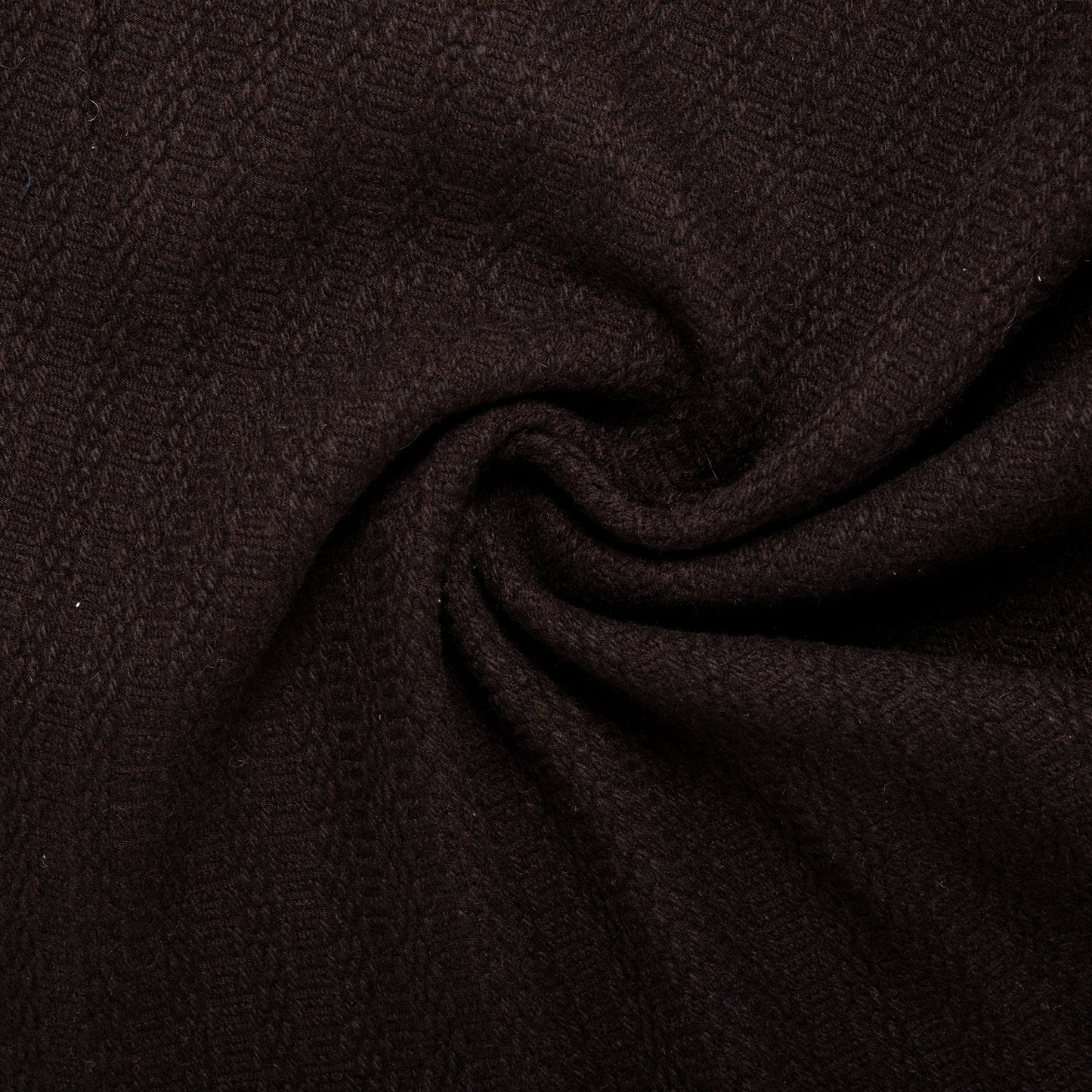 Textured wool - ITALIANO - Trellis - Dark brown